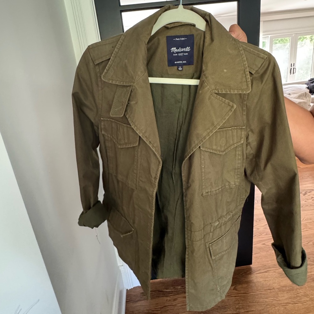 Madewell Olive Green Utility Jacket